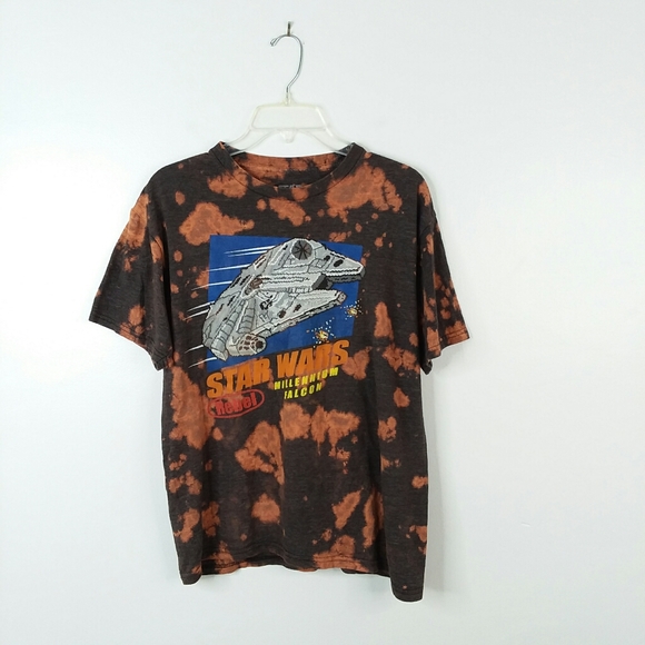 Star Wars Tops - STARWARS Millennium Falcon bleached t-shirt MEDUIM